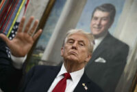 Presiden Amerika Serikat Donald Trump. Foto: Brendan Smialowski/AFP

