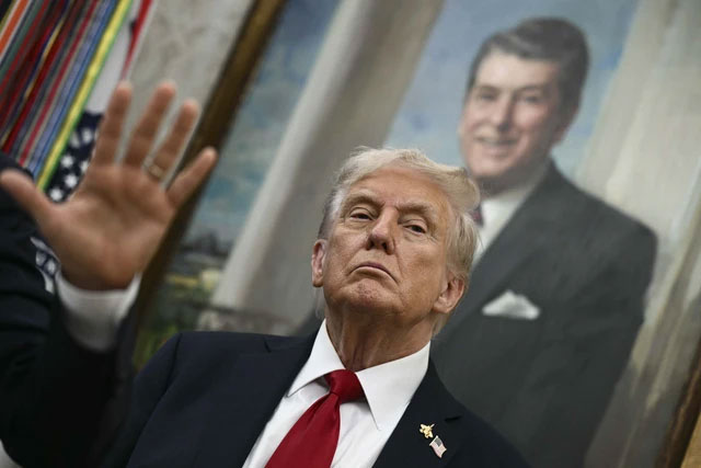 Presiden Amerika Serikat Donald Trump. Foto: Brendan Smialowski/AFP
