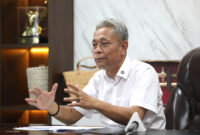 Wamensos Agus Jabo di kantor Kemensos, Jakarta, Rabu (15/10/2025). Foto: Kemensos RI
