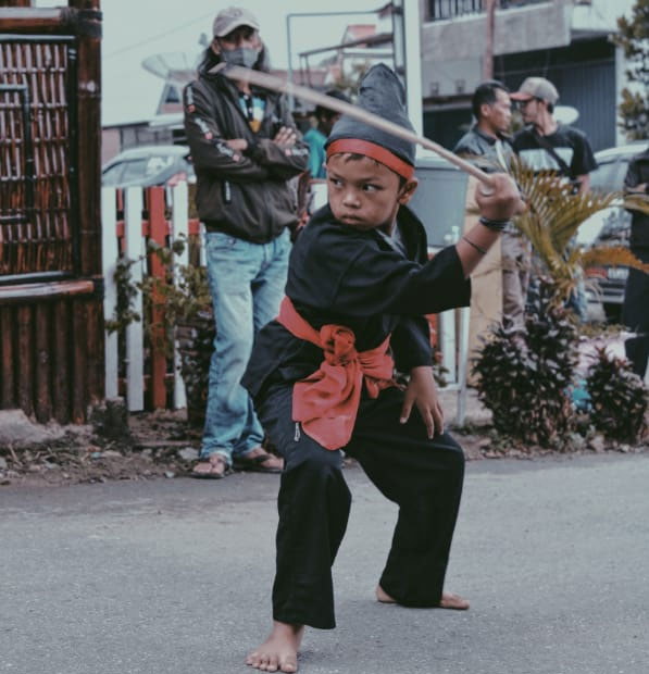 Pertunjukan pencak silat. dok.albrita