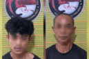 Z dan MB -- bapak dan anak -- terduga pengedar narkotika jenis shabu dan ganja.
