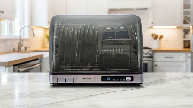 Polytron Kitchenmate Dish Dryer PDD 501UV. Foto: Polytron.
