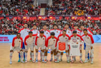 Skuad asuhan Hector Souto sedang menghadapi Australia pada laga Internasional Friendly Match. Foto: Abi Suryadi/Kumparan
