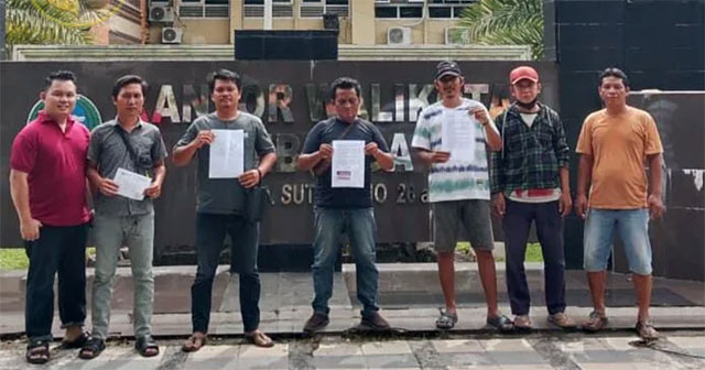 perwakilan honorer Pemko Sibolga menyampaikan aspirasi dan permohonan kepada Presiden Prabowo Subianto