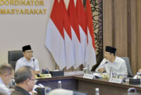 Menteri Sosial Saifullah Yusuf saat menghadiri Rapat Tingkat Menteri (RTM) di Kantor Kemenko Pemberdayaan Masyarakat, Jakarta, Selasa (4/11/2025). Foto: Dok. Kemensos
