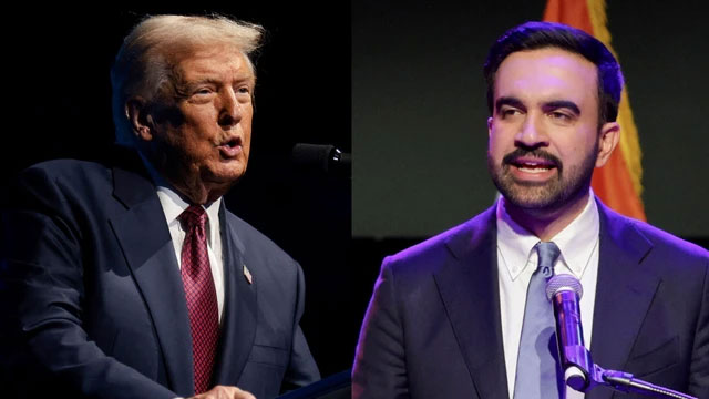 Kolase Donald Trump dan Zohran Mamdani. Foto: REUTERS
