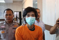 Pelaku pembunuhan yang berhasil diamankan. | Foto: Sinta Yuliana/Lampung Geh
