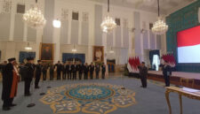 Presiden Republik Indonesia Prabowo Subianto menyaksikan pengucapan sumpah wakil ketua MA bidang non yudisial dan pelantikan Kepala dan Wakil Kepala BRIN di Istana Negara, Jakarta Pusat, Senin (10/11/2025). Foto: Zamachsyari/kumparan