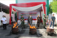 Kejari Bandar Lampung memusnahkan barang bukti dari 163 perkara. | Foto: Dok Kejari Bandar Lampung
