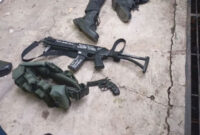 Senapan yang ditemukan usai ledakan di masjid di SMAN 72 Jakarta, Kelapa Gading, Jakarta, Jumat (7/11/2025). Foto: Dok. Istimewa