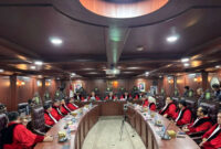 Sidang putusan MKD terkait status non aktif 5 anggota DPR di gedung DPR RI, Senayan, Jakarta Pusat pada Rabu (5/11/2025). Foto: Abid Raihan/kumparan